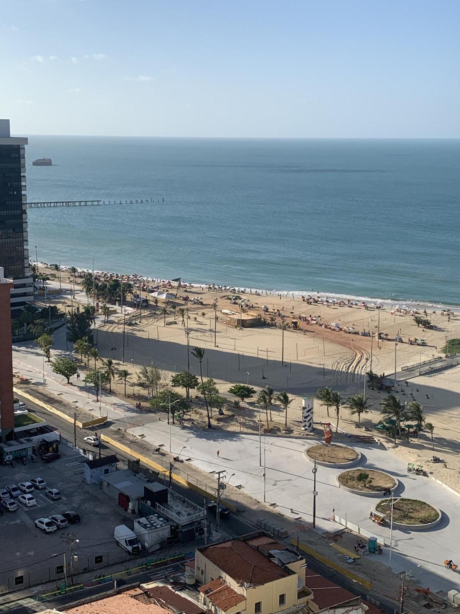 Flat Praia De Iracema Vista Mar Fortaleza  Exterior foto