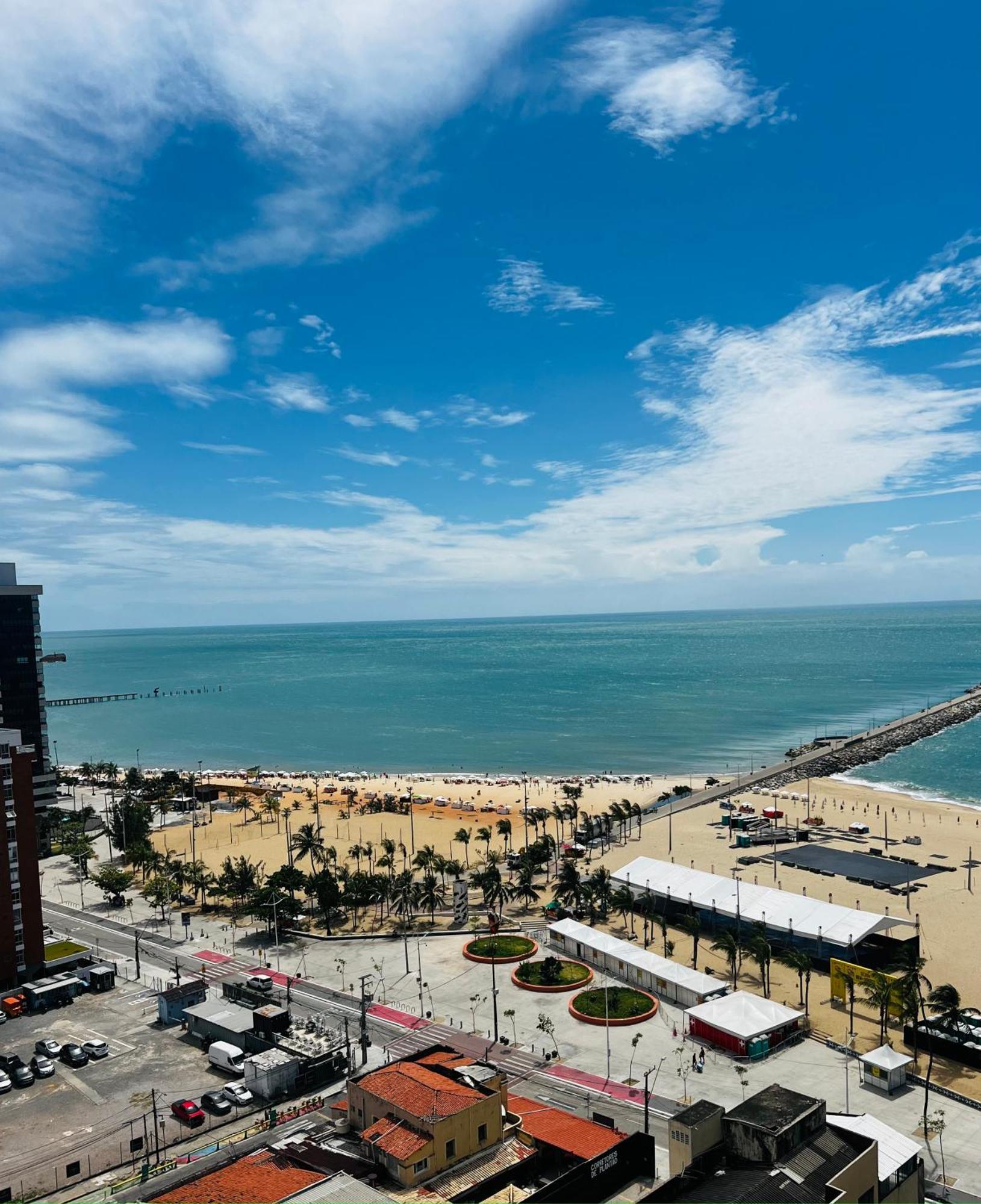 Flat Praia De Iracema Vista Mar Fortaleza  Exterior foto